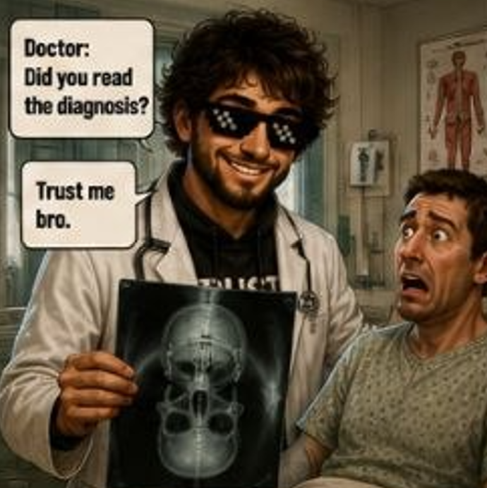 cointrustmebro's tweet photo. DOCTOR:
DID YIU READ THE DIAGNOSTIS?

TRUST ME BRO https://t.co/2CVMCt7LsK