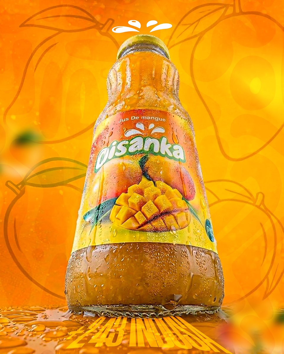 Disankadrc's tweet photo. Pourquoi chercher ailleurs ce que notre terre nous offre de meilleur ?
Découvrez DISANKA, le jus de mangue pur et authentique, cultivé avec passion par nos agriculteurs locaux. Chaque bouteille est un concentré de soleil et de saveurs, une explosion de fraîcheur qui éveille vos sens et nourrit votre corps.
Nos mangues locales ne font pas que régaler vos papilles :

• 🌿 Riches en Vitamine C : Pour un système immunitaire renforcé et une vitalité au quotidien.

• 💪 Boosters d'Énergie Naturels : Parfait pour vous accompagner dans tous vos moments de vie.

• 🌍 Soutien à l'Agriculture Locale : En choisissant DISANKA, vous investissez dans notre communauté et dans un avenir durable.

Pourquoi se contenter de moins quand le meilleur est juste ici ?
Oubliez les importations fades. Vivez l'expérience DISANKA, le goût véritable de notre terroir, pour un plaisir pur et responsable.

DISANKA. LE GOÛT DE CHEZ NOUS. LA FORCE D'ICI.

#Disanka #JusDeMangue #FraicheurPremium #OnTheGo #Indispensable #KinshasaLife

@fatshi13_ @DeniseNyakeru @SuminwaJudith @PrimatureRDC @Presidence_RDC @DMukokoSamba  @KetsiaOlangi @GraceKutino @LMunzemba @jeunesseEP_RDC @UEenRDC @judaRdc @MuadiLaeticia @sidis_samy  @FogecRdc @CybelleFuraha @TemuniP @boubou_le_prof @oneige_nsele @anne_mbuguje @fpirdc @anadecrdc1 @Pepitho_Kilala @SORAZIZ @anne_mbuguje @RachelPungu @christinatshis @AndyBemba @rkitsita @maangaya @EconatRDC @IrisNzolantima