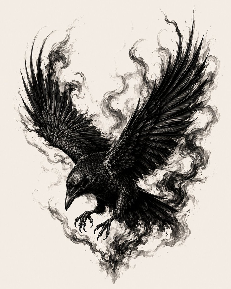 host_hippo's tweet photo. Raven Smoke Wings Gothic Dark Bird Crow Black for Women Men T-Shirt https://t.co/XKijY35vzS @amazon https://t.co/U42HBmjudV