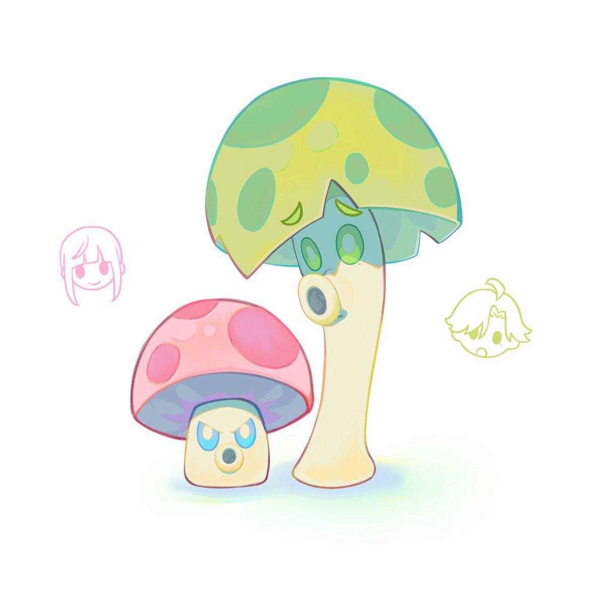 LUOSIsama's tweet photo. 🍄🩷🍄💚
#steamprison #スチプリ https://t.co/RAzrYGFR69