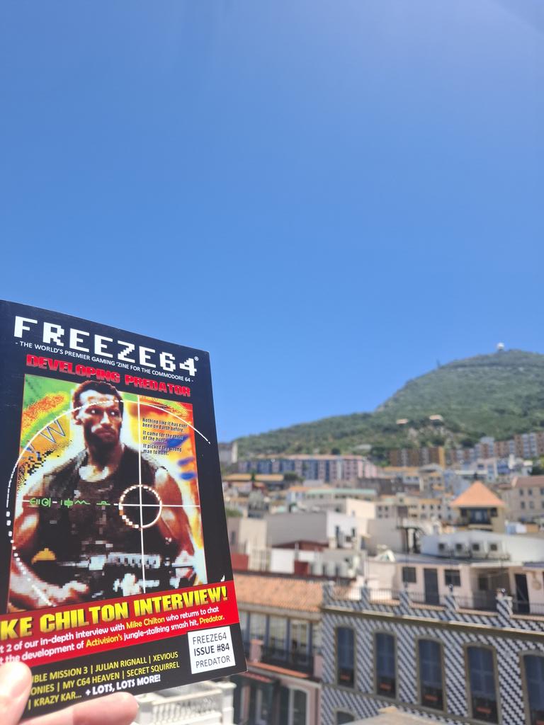 DanielNBorge's tweet photo. @FREEZE64UK Arnie has just made it to the Rock 🤗 #C64 https://t.co/EBBL9aBdMY
