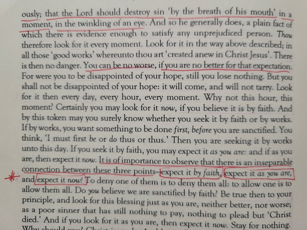 JaredKHenry's tweet photo. "But does God work this great work in the soul gradually or instantaneously?"

Rev John Wesley (from his sermon: "The Scripture Way of Salvation") https://t.co/Co6SJ9CGut