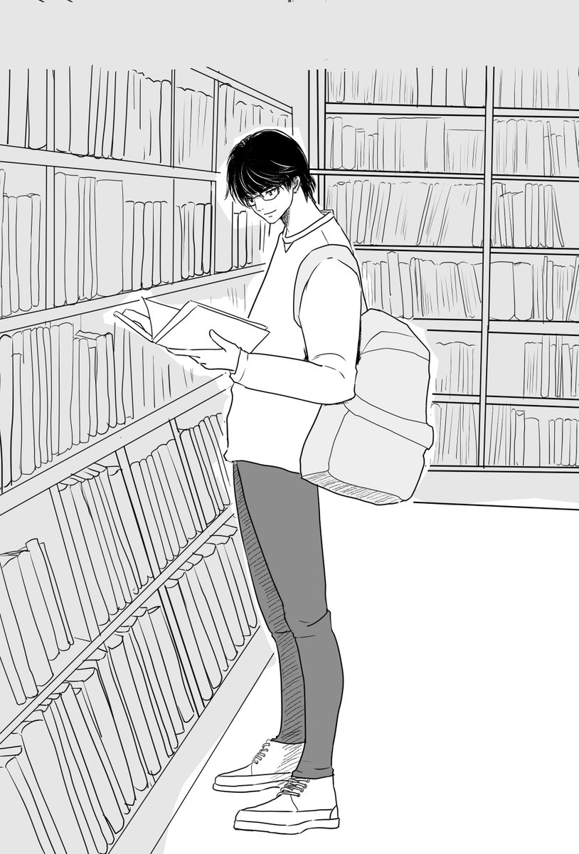 mo_mo_1103's tweet photo. らくがきHIROさん
雨が降ってる日は何故か読書がしたくなります。
ただ最近はゲーム廃人状態が酷くて、忙しいと言い訳をして買って満足して読んでない本、資料集に手をつけないと溜まる一方だな～ https://t.co/kNWDVgMEwH