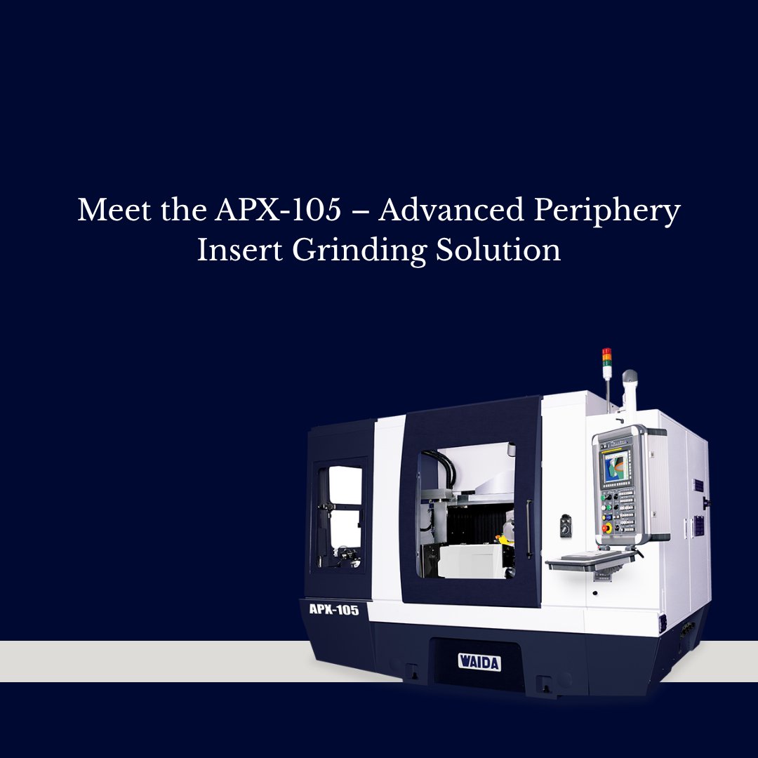 WaidaAmerica's tweet photo. Looking to Improve Insert Grinding? Meet the APX-105.

For More Info: https://t.co/TZir6y3H3F

#WAIDA #Insert #InsertGrinder https://t.co/4xmvo49YQI