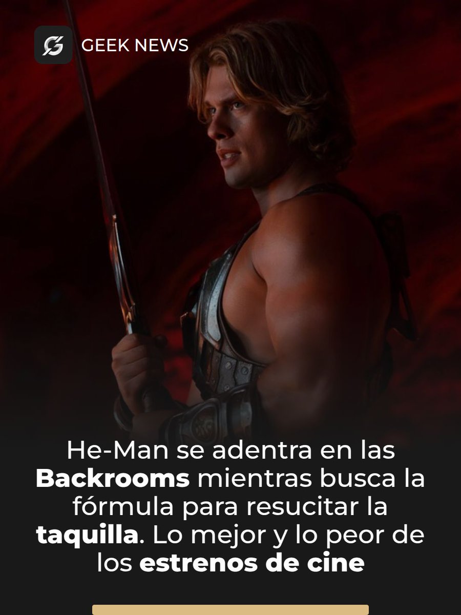 genvisualia's tweet photo. Tras el tropiezo de The Mandalorian y Grogu, que cayó un 52% en su segunda semana y cerró el fin de semana en el Top 5 con 0,81 millones, las salas españolas esperan un impulso veraniego. Aun así, la asistencia subió un 36% en los primeros cinco meses de 2026, el mejor dato desde 2019.

El año anterior terminó con una taquilla de 3,4 millones y, salvo 'El drama', se apoyó en títulos veteranos como 'Michael'.

El top 5 del fin de semana lo completaron 'El diablo viste de Prada 2' y 'El retorno del rey'.

Los estrenos del 5 de junio llegan con He-Man y los Masters del universo, Backrooms, el regreso de Scary Movie y títulos españoles como Cada día nace un listo, La luz y Todo lo que nunca fuimos. ¿Qué estreno te interesa ver este verano? #Cine #Estrenos2026 #Backrooms