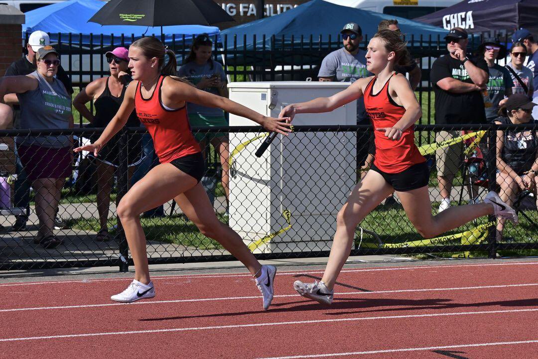 JoshuaMorgret's tweet photo. HS TRACK: Hayden Keith finishes runner-up in the shot put, my Norwalk Reflector Day 1 roundup, my sixth and final story from yesterday (photos from Sarah Beck): https://t.co/M89vOzDf18 https://t.co/l2VDyJBwnK