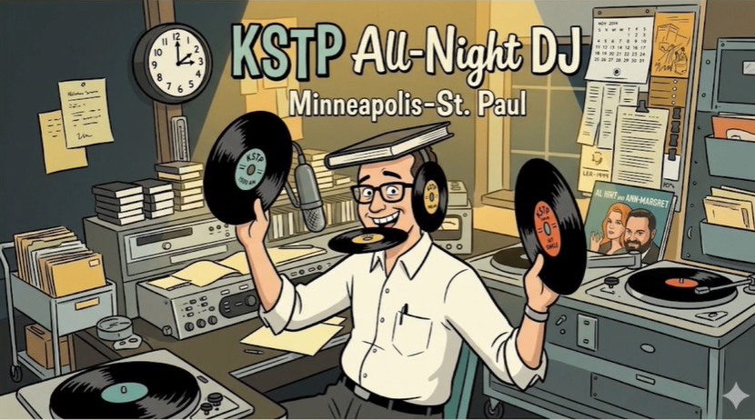 radiotapes's tweet photo. Now on RadioTapes: Larry Gauper looks back on his time at KSTP-AM in the early 1960s, including his work as a weekend late-night DJ. Enjoy this nostalgic video featuring firsthand memories from a golden era of radio broadcasting. https://t.co/s6H8J1ceAH https://t.co/1CsTzQACAW