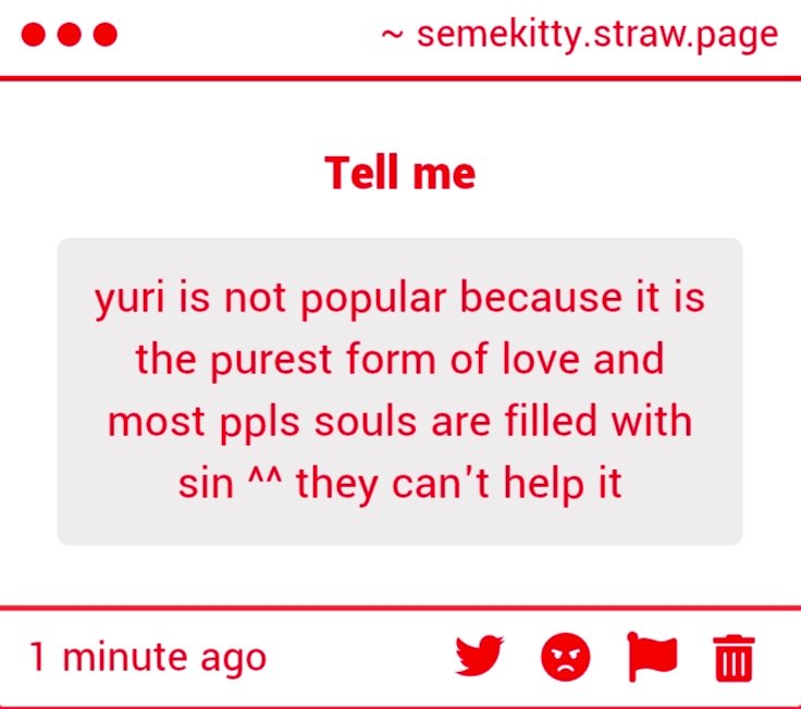 dazzlezzz's tweet photo. I don't like this puritan ass mindset bro 💔💔💔💔💔 toxic nasty pukey yuri does exist and is loved https://t.co/XrmYN3uGHu