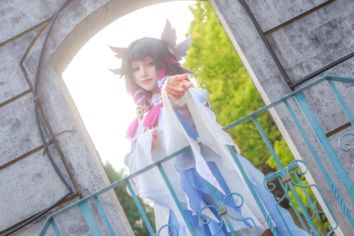 nonosuke240100's tweet photo. cosplay* 

 「私の名前は… 
       コロンビーナ・ハイポセレニア。」

📸@kuroko_lzlz   #colombina https://t.co/xJAcK2lVi9