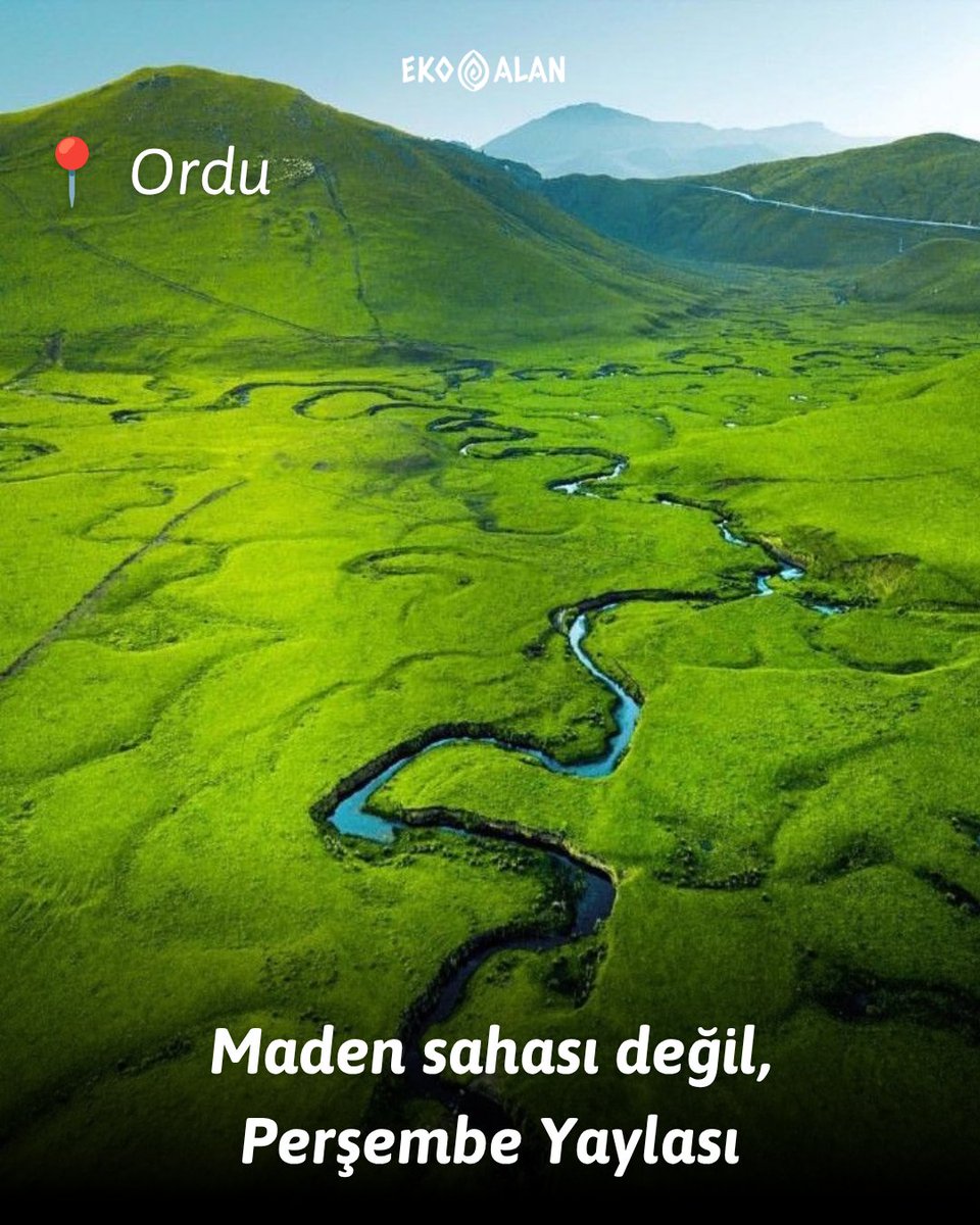 EkoAlan_'s tweet photo. Perşembe Yaylası, İnegöl Dağı, Kazdağları, Bozcaarmut Göleti, Sekü Köyü ve Dereköy Yaylası ve daha nicesi… Buralar aslında birer maden sahası değil; ormanları, dereleri, yaylaları, yaban hayatı ve kültürel değerleriyle yaşam alanlarıdır.

Ancak bugün bu alanların hepsi maden projelerinin tehdidi altında.

5 Haziran Dünya Çevre Günü’nde bir kez daha hatırlatıyoruz: Yaşam alanları maden sahası değil, yaşamın kendisi olsun🌿