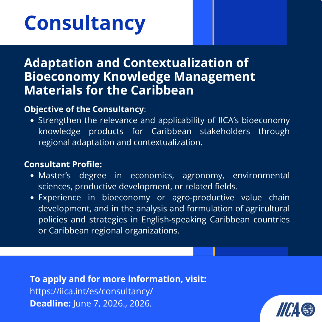CCRAFCaribbean's tweet photo. Consultancy Opportunity..

To apply and for more information check out the Terms of Reference:
https://t.co/HriVQDqUGz https://t.co/01szT7gqvP
