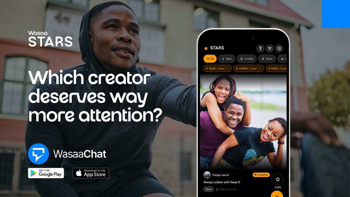 WasaaChat's tweet photo. How long have you been creating? 
Whether it’s been a week or a year, every post is part of the journey. Keep showing up. 
#WasaaStars #WasaaChat #ContentCreators #CreatorJourney #KeepCreating #AfricanCreators https://t.co/Sn6zStqBBZ