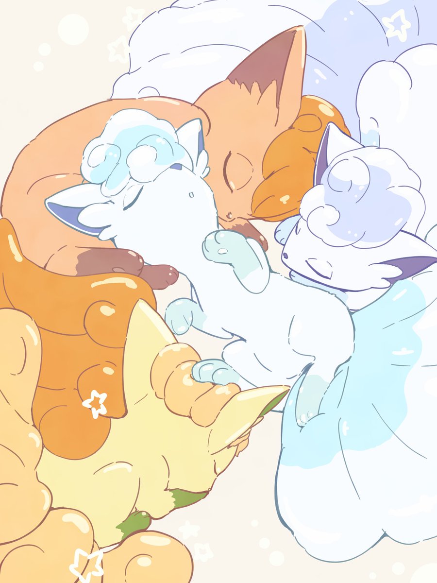 MuraseLelait's tweet photo. #ロコンの日 
おやすみロコン💤(再掲) https://t.co/rBOfYxdFnd