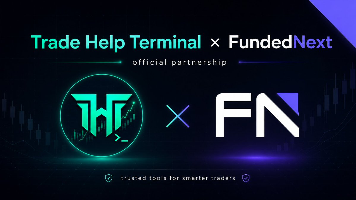 TradeHelpTerm's tweet photo. We’re proud to announce FundedNext as our first official partner.

Trade Help Terminal is building free tools for traders to manage risk, check rules, and prepare better before entering trades.

Excited for what’s ahead.

@FundedNext × Trade Help Terminal https://t.co/S1EqXpruUm