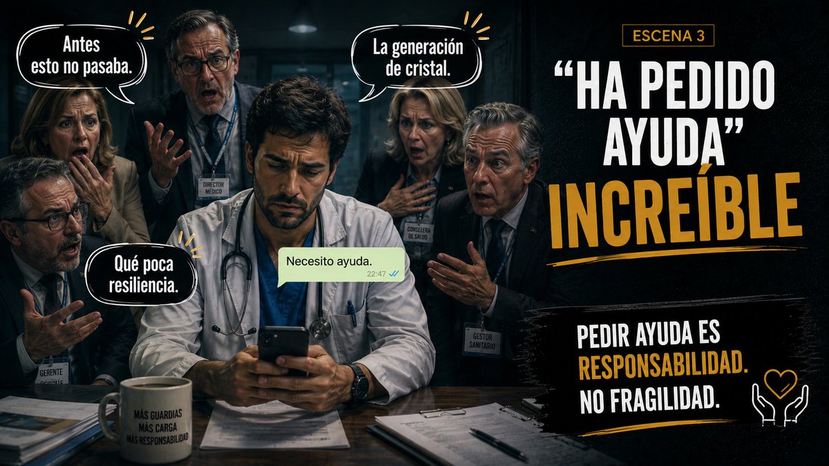 SMACORDOBA's tweet photo. Si un médico necesita ayuda psicológica, no ha fracasado.

Ha hecho exactamente lo que recomendaría a cualquiera de sus pacientes. https://t.co/boWLyY99fy