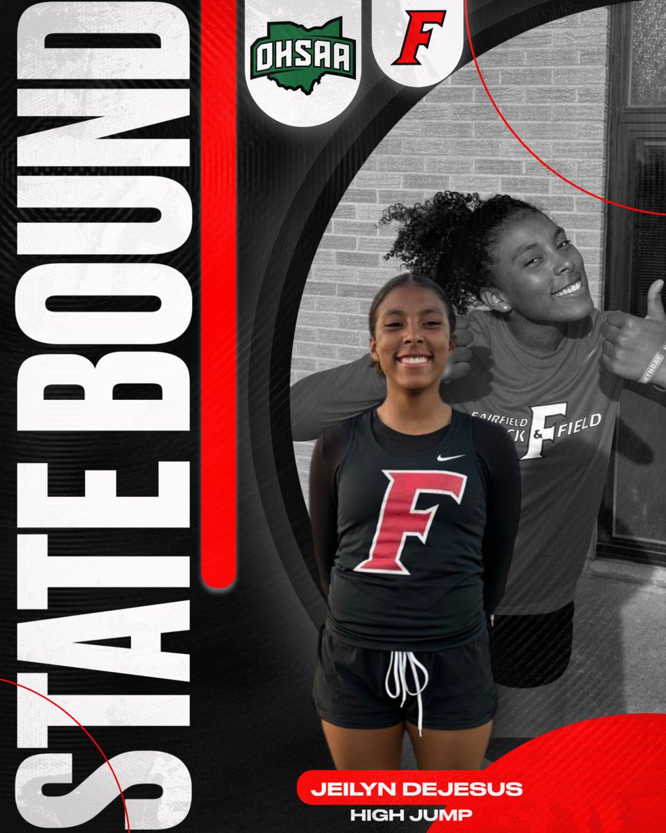 fcsdathletics's tweet photo. Good luck to Jeilyn DeJesus as she travels to Columbus to compete in tomorrow morning's OHSAA Track and Field Championships!   
Quite the Freshman Season!
#FairfieldPride #OneTribe https://t.co/EOaHJ84M93