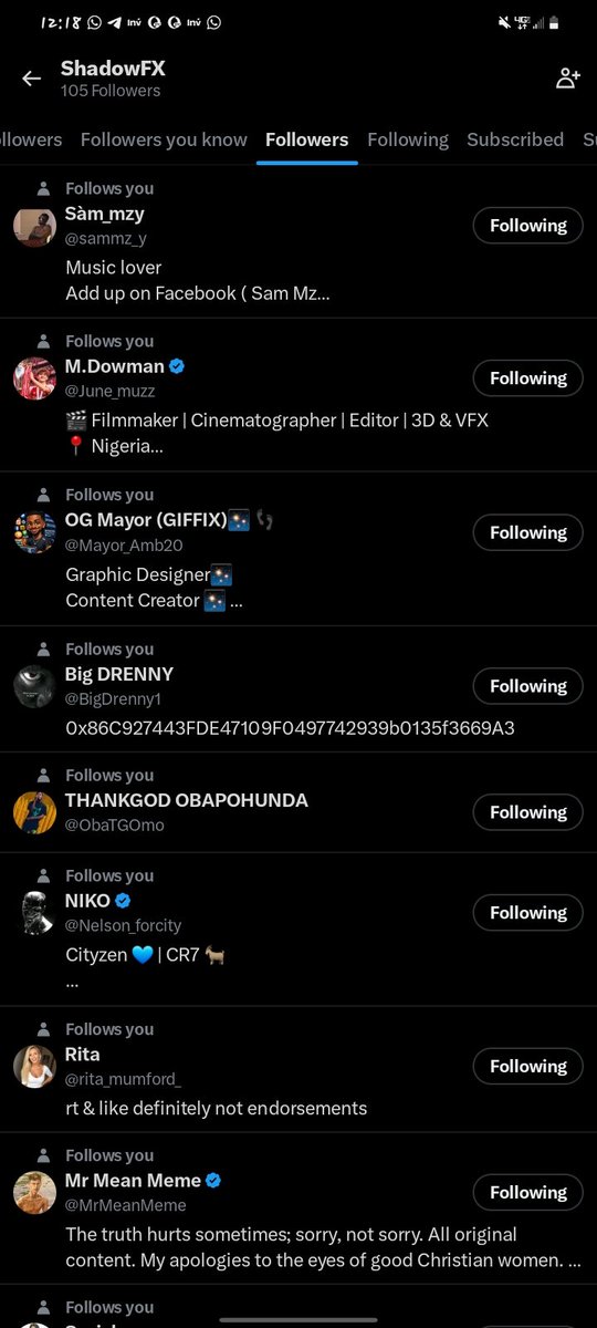 3shadowFx's tweet photo. @MissVal35 Hello my people 
Always active 
Follow me @3shadowFx  I will follow you back immediately like report for connection sharp

 let's take it 1k followers 

Time started https://t.co/0IObhW2Maz