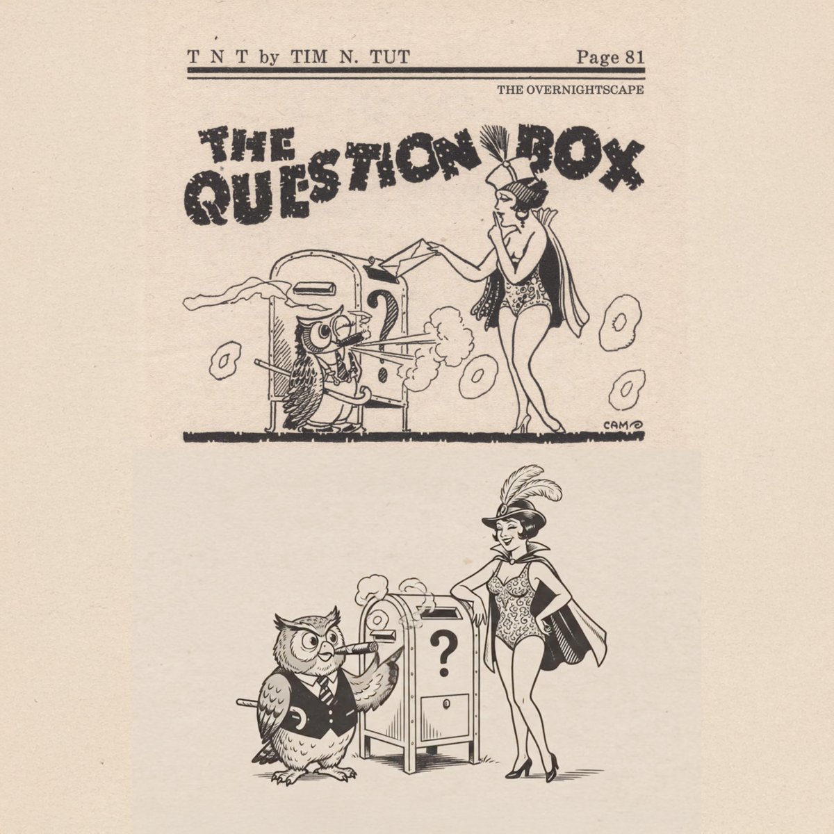 FrankNora's tweet photo. The Overnightscape 2332 – The Question Box (6/4/26) https://t.co/UQdZozdSy0 https://t.co/6DM9BqNh1O