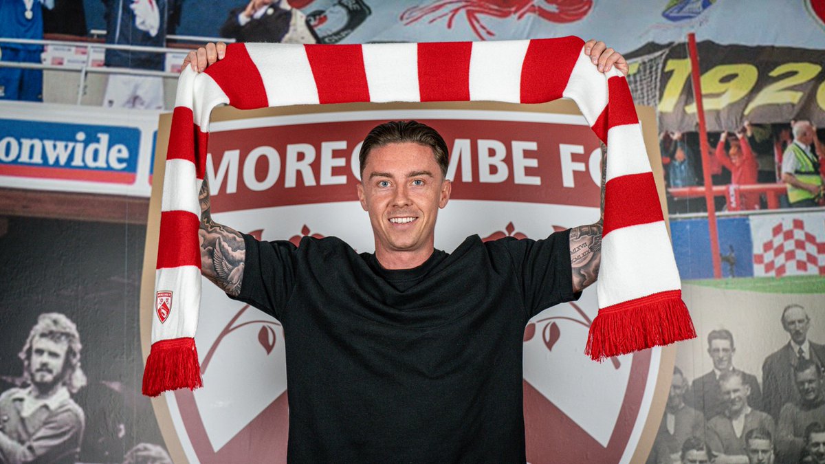 dpsalmon's tweet photo. ✍️ Cam on! Right back/RWB Cameron Coxe becomes the latest through the door for @MorecambeFC.

Another two year deal, a defender with more than 200 careers appearances. Best part of 50 games in League 2 with Colchester before four seasons at Boreham Wood.

Knows how it feels being relegated from the National League and what it takes to get promoted back into it. Vital experience.

Played against the Shrimps last season and got an assist in the Wood's 3-0 win last September.

More here for @BeyondRadio 👇

https://t.co/nn4Q3kpBvu

#UTS 🦐