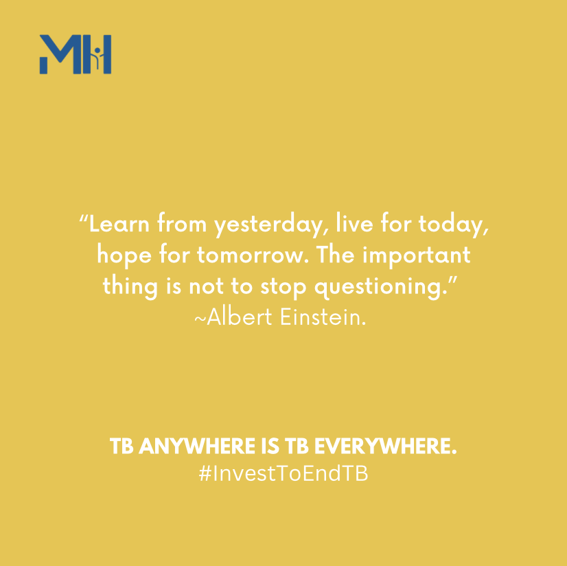 MuellerHealth's tweet photo. We like to share interesting quotes and hope to spread awareness for #tuberculosis!
#InvestToEndTB #StopTB #EndTB #infectiousdiseases #inspiration #quotes #health #publichealth #publichealthmatters #support #strength #fight #education https://t.co/XFX69dHhkY