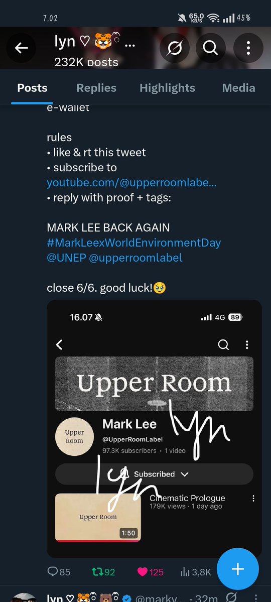 _inexxable's tweet photo. @markyourhaert @UNEP @upperroomlabel MARK LEE BACK AGAIN
#MarkLeexWorldEnvironmentDay
@UNEP @upperroomlabel https://t.co/VG2d7F5Mb8
