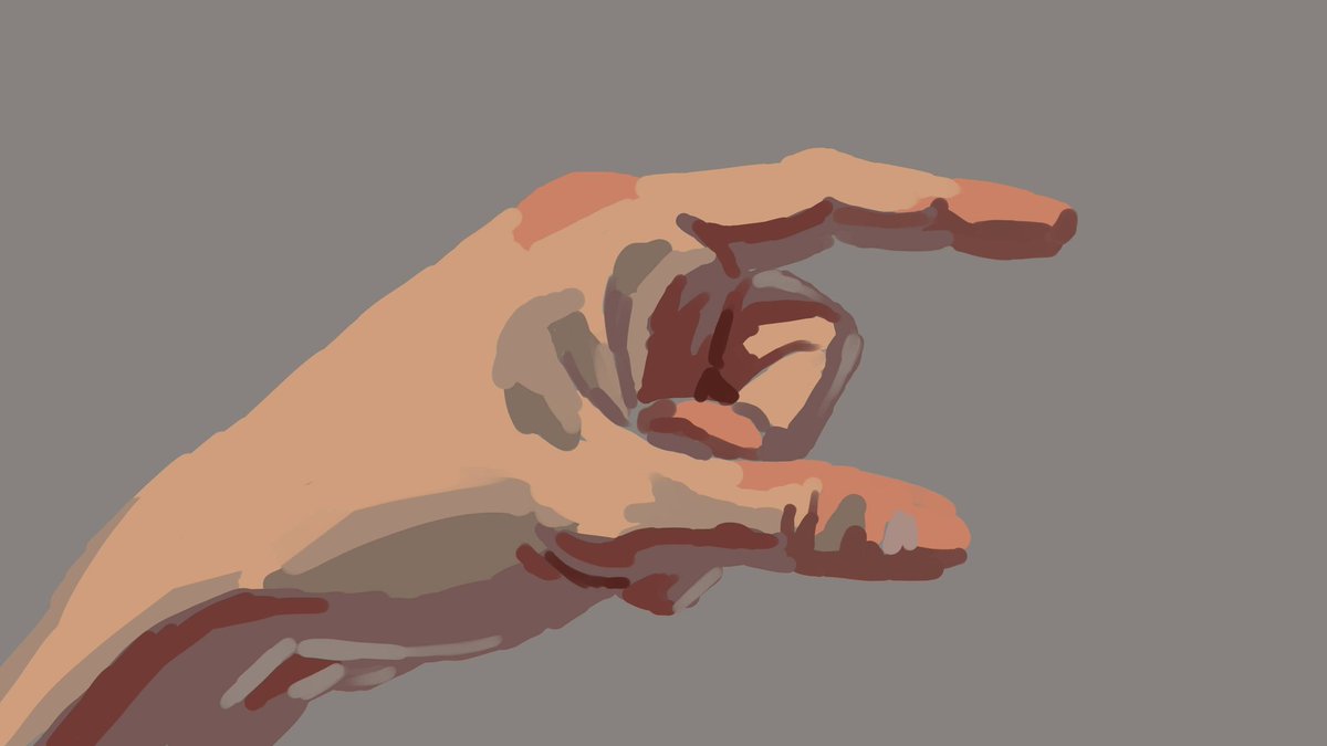 「完成まで2時間30分くらい掛かった自分の手の絵。 左が描き出しで右が完成。」|Naoya Ohtaniのイラスト