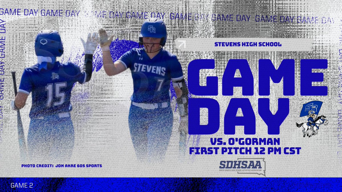 rcstevensraider's tweet photo. Game 2 of the SDHSAA Softball Tournament is at 12 PM CST today! https://t.co/l61X0ZVGpa
#GORAIDERS https://t.co/XwXIPPiRHP