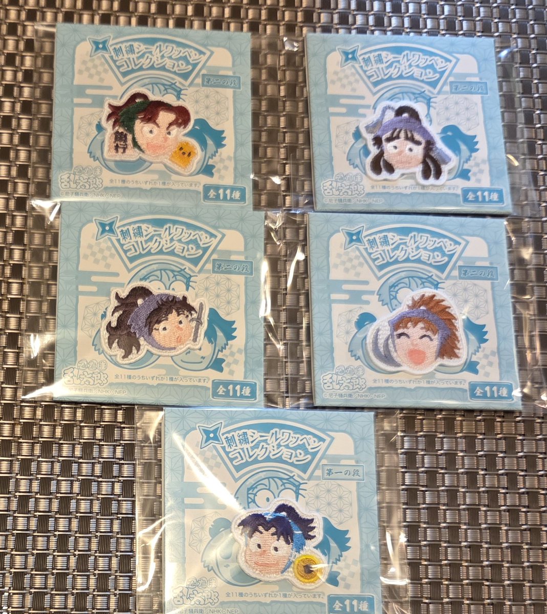 y0mk0's tweet photo. 【交換】
忍たま乱太郎 刺繍シール
ワッペン
譲)山田利吉、尾浜勘右衛門、久々知兵助、蜂屋三郎、摂津のきり丸
求)潮江文次郎1、猪名寺乱太郎1

乱太郎はきり丸との交換のみ・まとめてのみでお願いします。
1点ずつのみの募集です。 https://t.co/f4KNu2aVUn