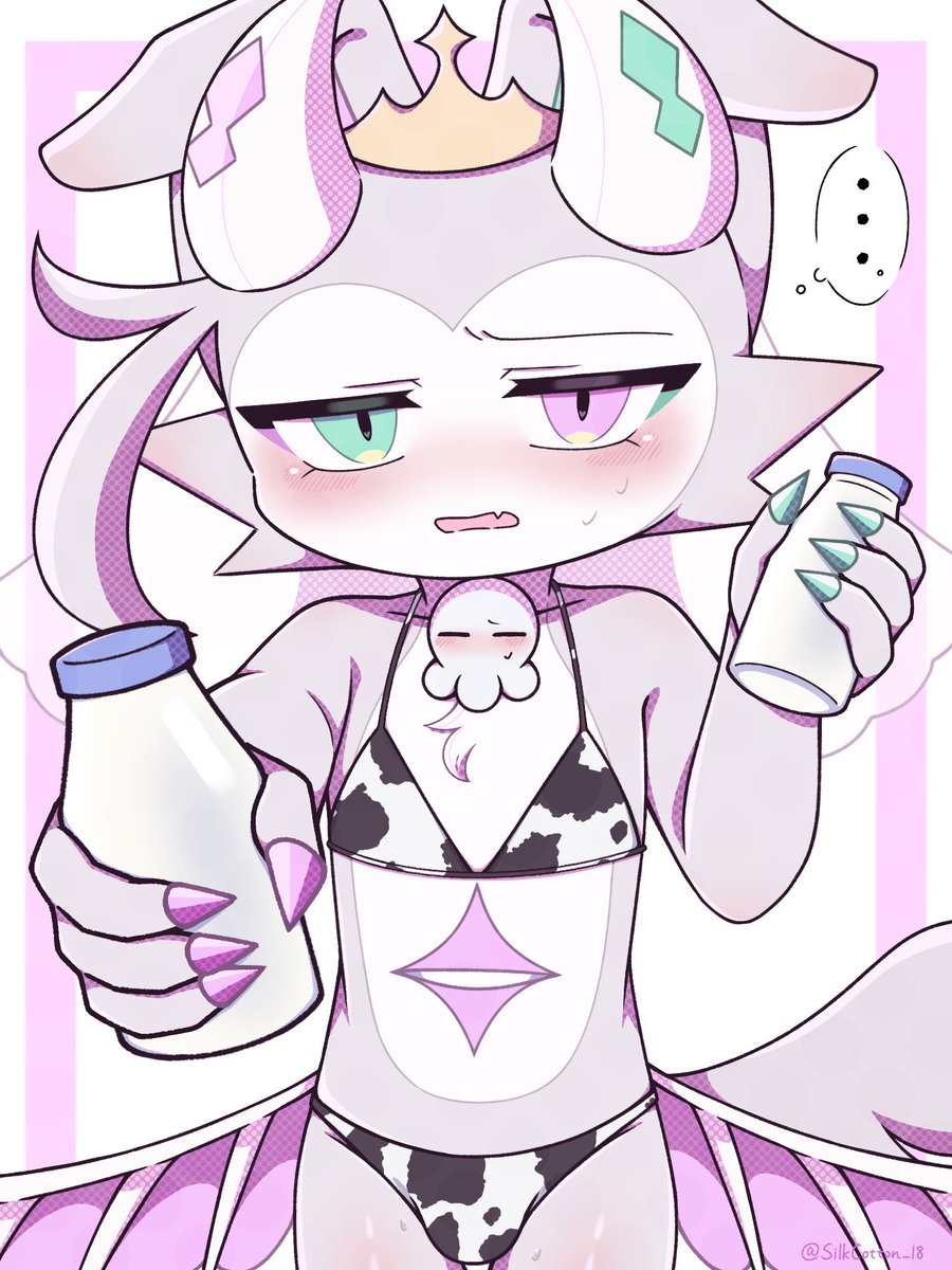 SilkCotton_18's tweet photo. 牛乳の日🥛(大遅刻)
#でびコネ https://t.co/vIlKAdt9yE