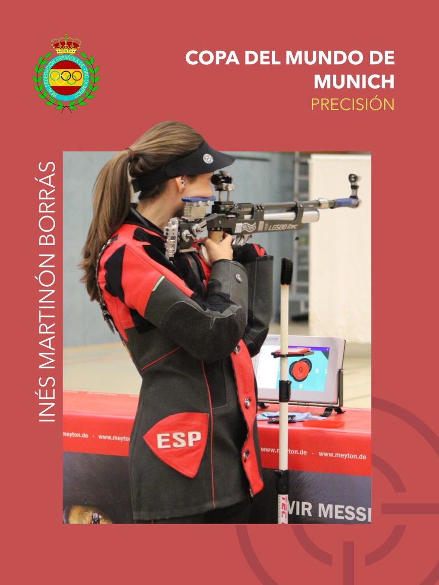 rfedeto's tweet photo. 🌍 Copa del Mundo ISSF de Múnich 2026

Del 24 al 31 de mayo, el Equipo Nacional participó en la Copa del Mundo de Múnich.

Nuestros deportistas compitieron frente a una participación de altísimo nivel en las modalidades de carabina y pistola, representando a España.

#TiroOlímp https://t.co/QhY3NbHITf