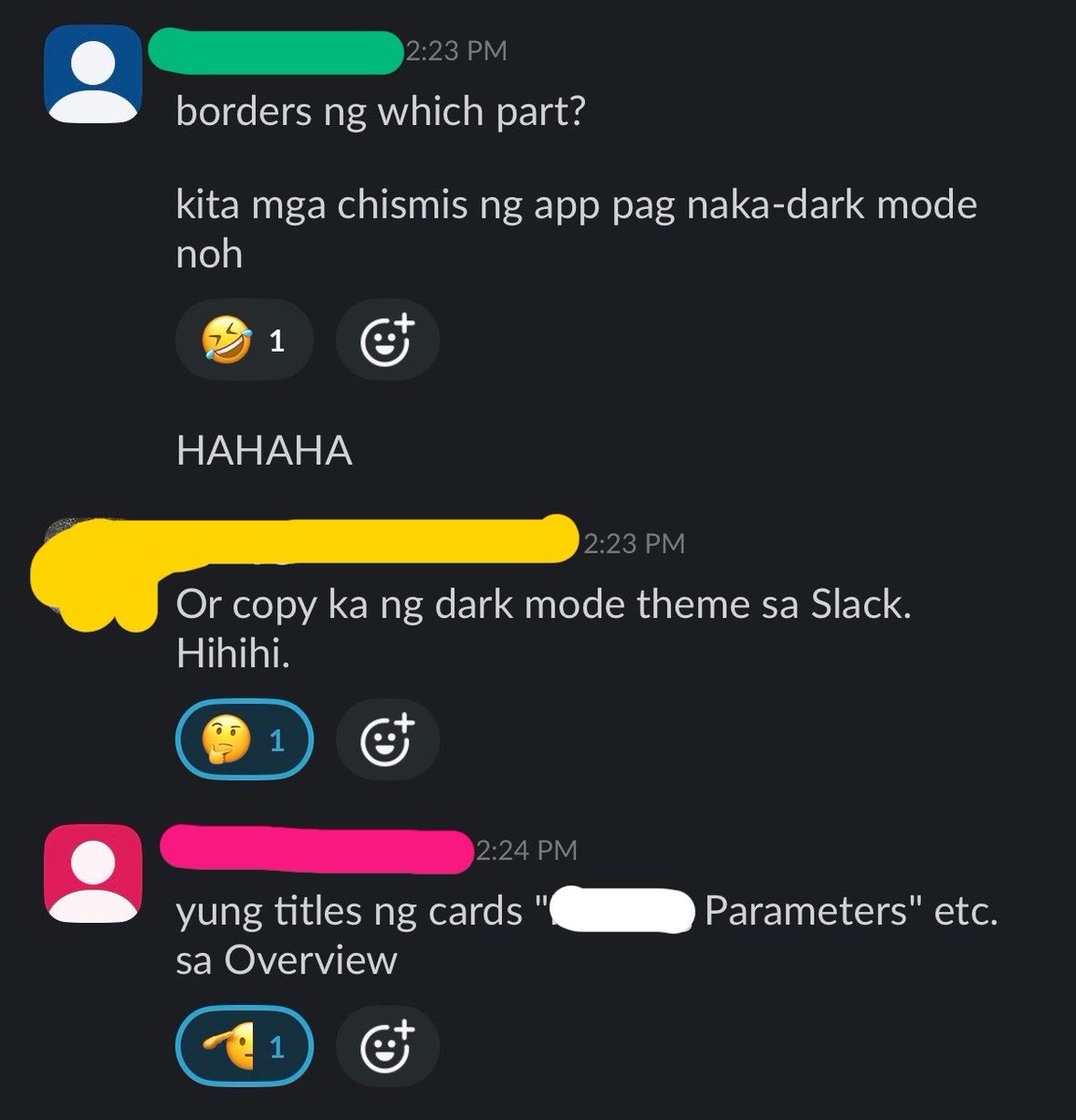 bbwriter1's tweet photo. actually, kasalanan ko naman bakit sobrang liwanag ng monitor (100% brightness). since i work on design and FE devt, need ko talaga makita nang malinaw yung colors kasi merong #.ffffff at #.f4f7f9 na kung ‘di maliwanag ‘to, ‘di ko mapapansin
Hi
so ito na ang reveal sa team!! + https://t.co/Kd4urnfOU0
