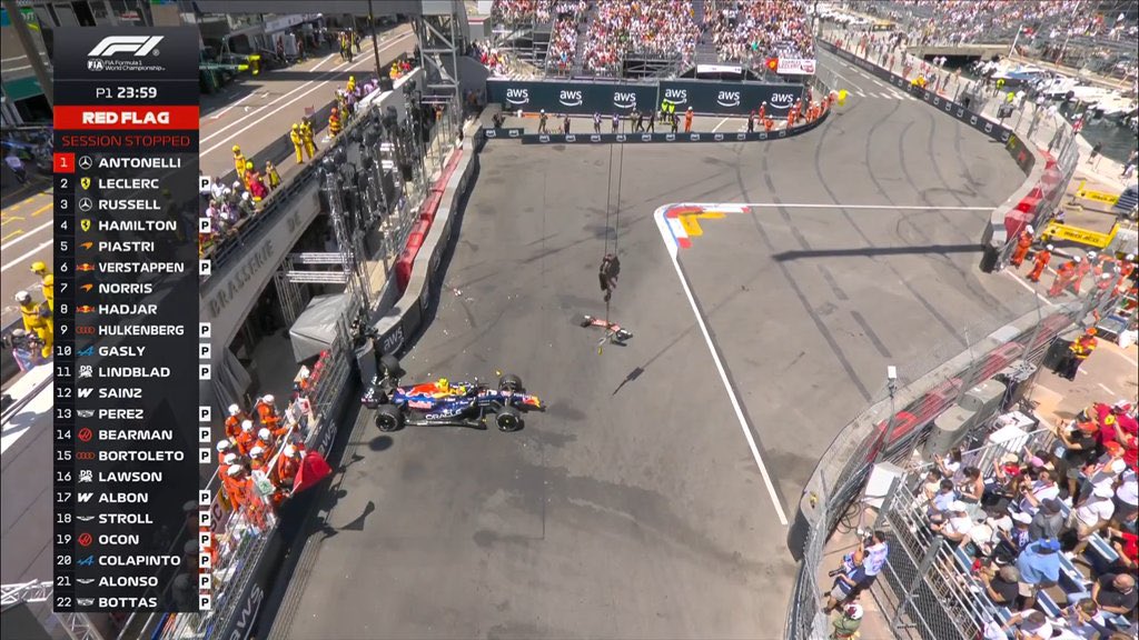F1pacient's tweet photo. Hadjar před začátkem víkendu: Monako je jedna z mých nejlepších tratí, skvělá příležitost nabrat trochu sebevědomí

Hadjar v FP1: https://t.co/4B16Nbuh2b