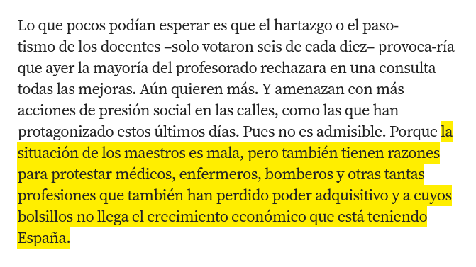 agusti_rueda's tweet photo. Editorial bolxevic avui a @LaVanguardia:

-Més participació a la consulta educativa que a les eleccions autonòmiques del 2024
-El creixement econòmic no arriba a als salaris
-El que pot doblegar la Generalitat és la pressió social al carrer
-La lluita educativa pot contagiar-se https://t.co/aUkbtiSGEU