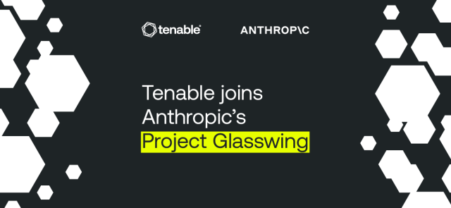 pcasano's tweet photo. Tenable has joined Anthropic’s Project Glasswing to help transform frontier AI model breakthroughs into defensive advantages. Read more on our blog: https://t.co/iNDoJaTW0m https://t.co/SJZ9mA8I94