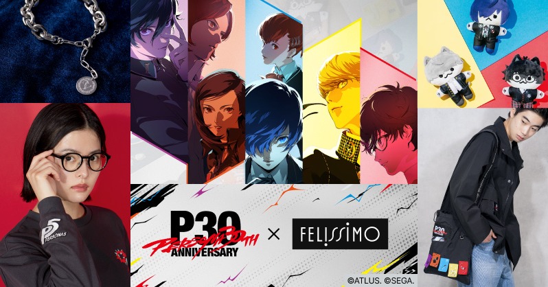 felichara_info's tweet photo. 『ペルソナ』シリーズコラボグッズ🎮
30年の歴史をリスペクトした特別なグッズが販売開始！名作ゲームの興奮がよみがえる、今ここでしか手に入らない全8アイテムを受注生産でお届け。
▼購入はファン必見の特設サイトから