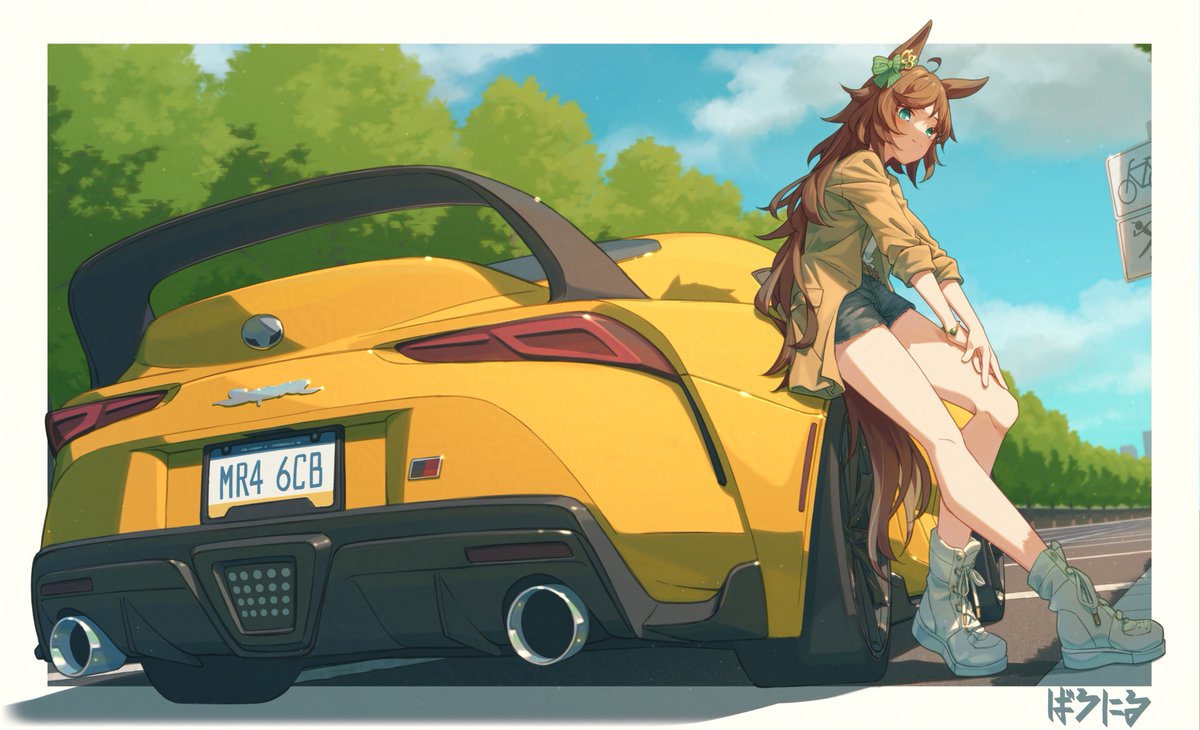 Baronilu_02's tweet photo. リクエスト感謝！
時代が移り変わっても、この車にはアーチ状のウィングが似合うぜ。LCと一緒に次期モデル出てほしいなあ。
#Skeb https://t.co/AvQMJQy5uy