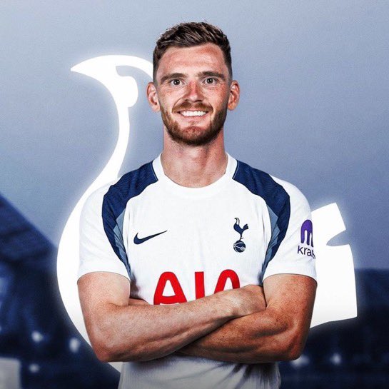 CuriosidadesPRL's tweet photo. OFICIAL: O lateral-esquerdo Andy Robertson, ex-Liverpool, é o novo jogador do Tottenham.

Boa contratação? https://t.co/JRIjCqeppk