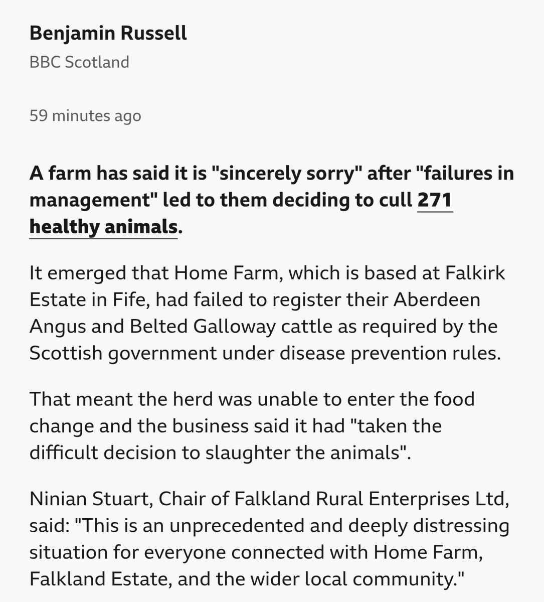 BenartyComputer's tweet photo. More garbage editing from @BBCScotlandNews 

It's Falkland Estate, not Falkirk 

Is Benjamin Russell a real person or a bot ? https://t.co/qrnfUkbiNi