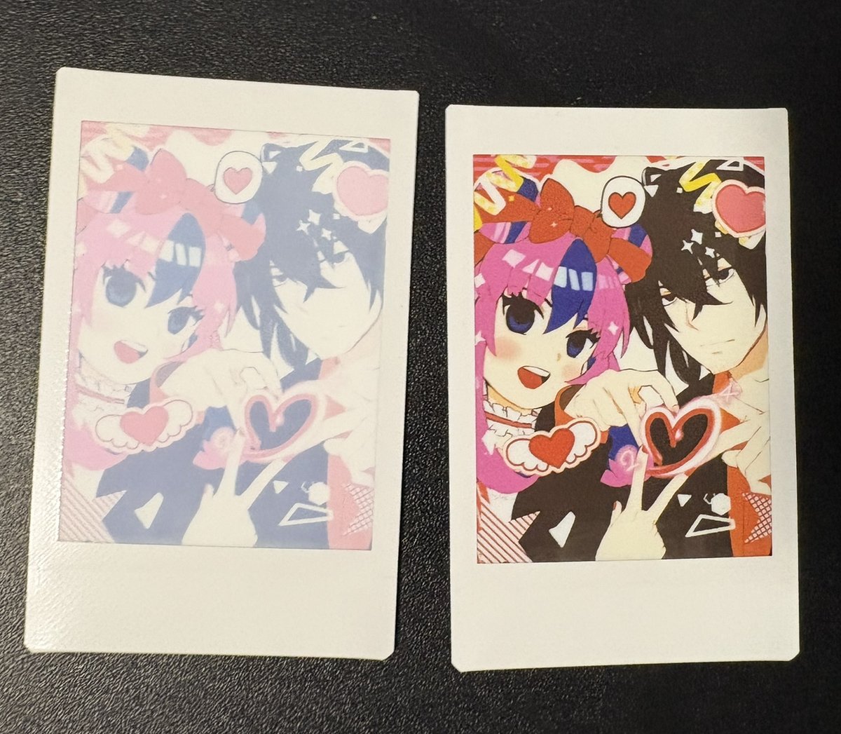 sdannum's tweet photo. チェキ「風」ではなくガチのチェキである証拠画像。
もともと生チェキはイベントで直接その場で出力していたアイドル現場並みのアグレッシブなグッズだったんですが今はそれが難しくなり…でも生チェキお届けしたいな…ライブ感はないけどせめてデコってみよう！というのが現在のデコ生チェキです https://t.co/Yu9r8VSTrk