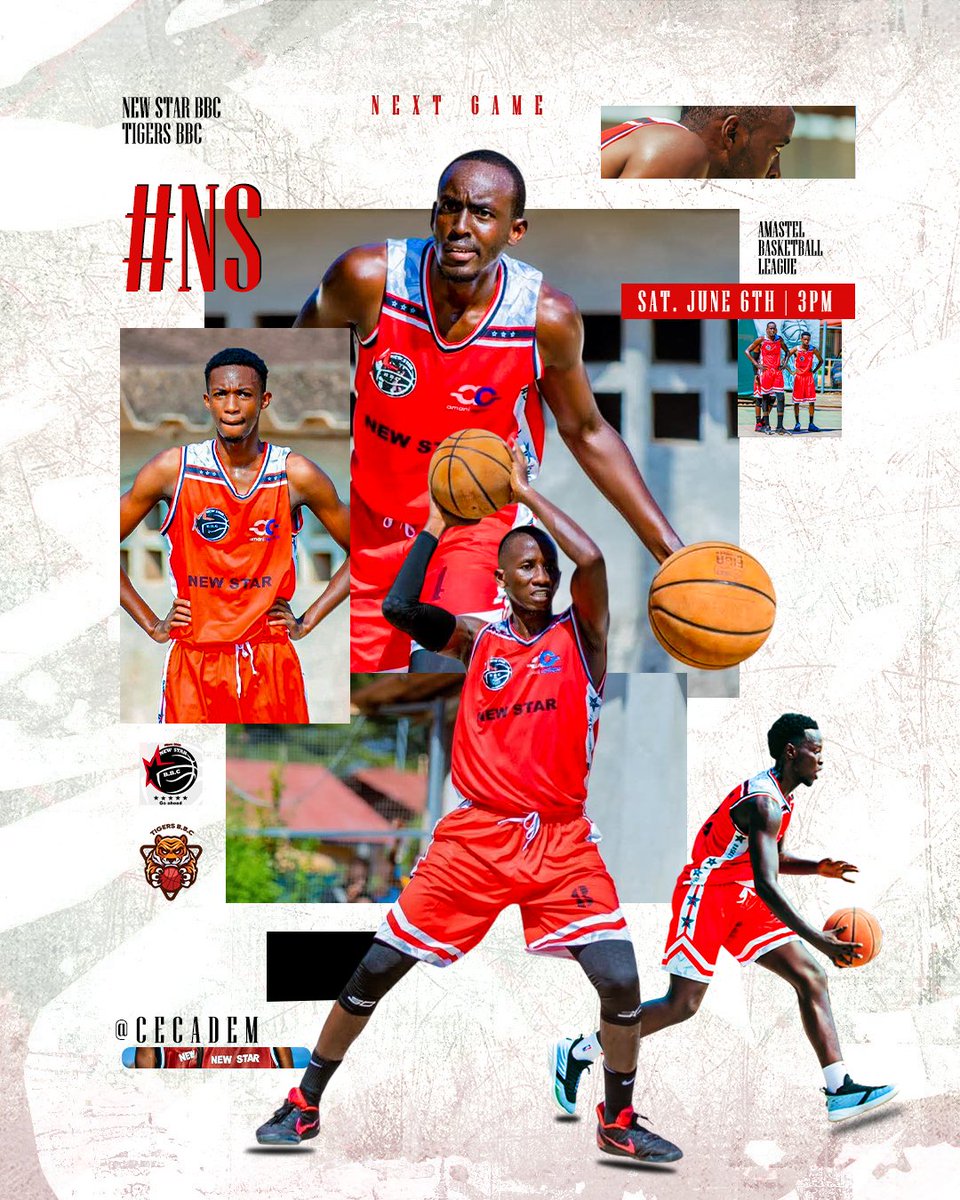 NewstarBbc's tweet photo. Gros choc ce samedi à 15h00 au terrain CECADM entre #NewStar (5ème) et Tigers (4ème) du championnat ABL pour la bataille du Big 4. Venez nombreux soutenir nos joueurs.

#GoAhead ❤️ 🖤 🤍 https://t.co/Oh3gUBzUNz