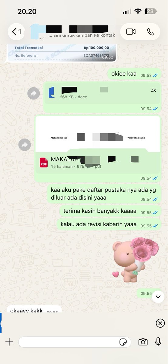 PanicHelperr's tweet photo. - joki pembuatan RPM menggunakan ai ^^
- joki tulis ringkasan folio ^^
- joki makalah ttg kedokteran hewan^^
- joki makalah ttg budaya ^^ https://t.co/NWC4EdI4Ip
