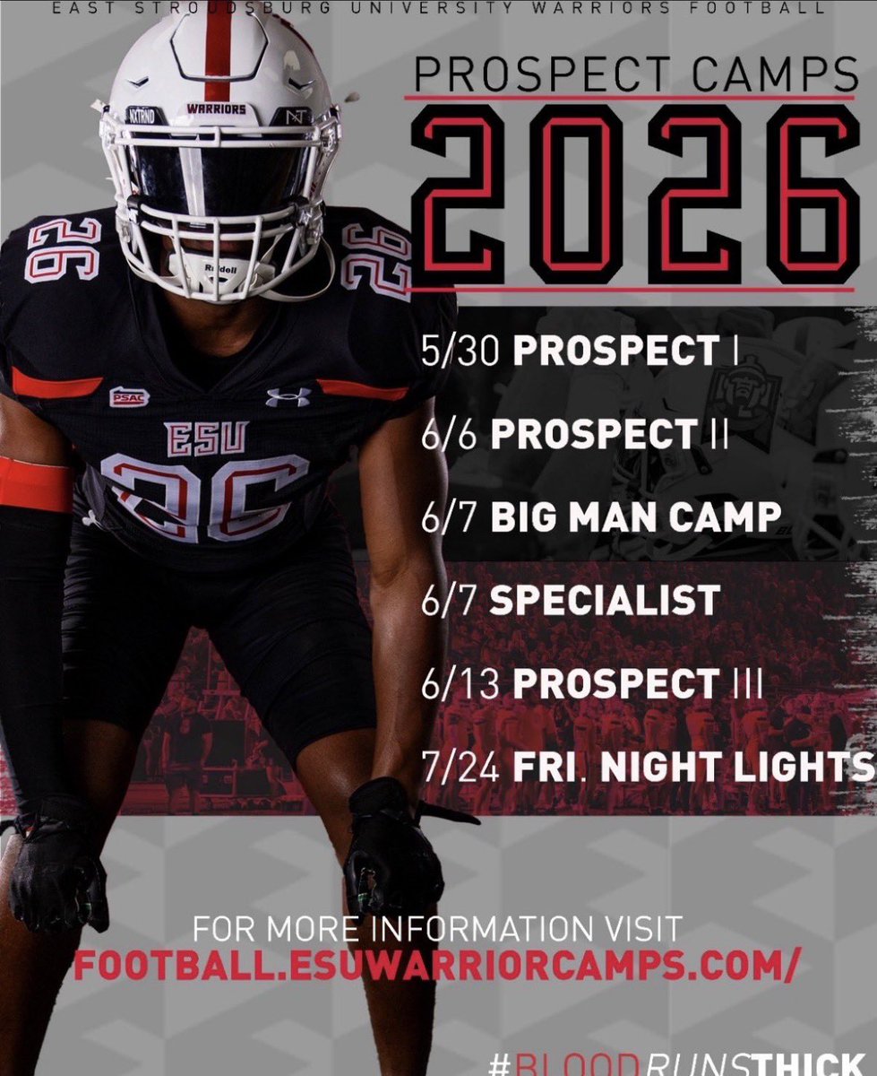 Willgonzalez26's tweet photo. Ready to compete this weekend at the East Stroudsburg University Prospect Camp. Looking forward to learning, competing, and earning opportunities. @ESU_Football @coachlackey @coachHags15 @LIBLITZ @PRZcory https://t.co/tctXbCk1ph