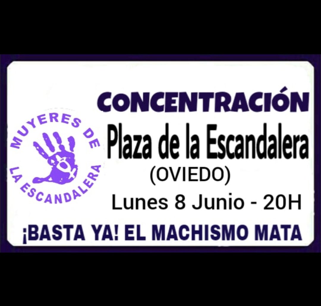 teresaboal's tweet photo. El lunes nueva concentración en Oviedo convocada por MUYERES DE LA ESCANDALERA!
Sera por Vicky, la mujer de 51 años victima de violencia machista, asesinada en la  barriada de la Palma de Málaga!
La ciudadanía tiene que movilizarse!
Acude a apoyar💜🖤 https://t.co/lOQ4biweHh
