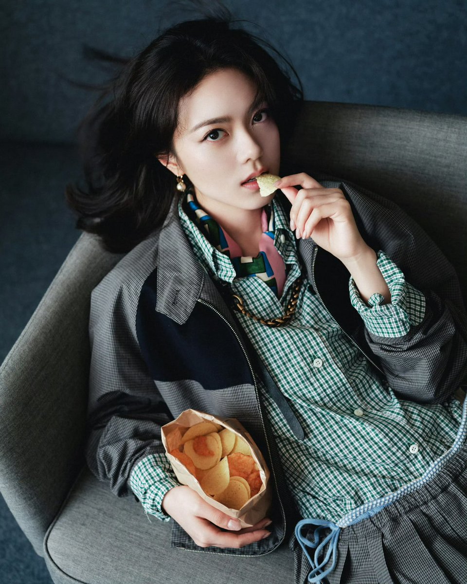 ZhaoJinmai 赵今麦 in Miu Miu L'eté 2026 collection for the Miu Miu