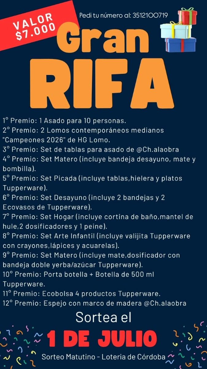 Steffy_boop's tweet photo. Con @chichoheredia organizamos una rifa y nos gustaría que seas ganador/a de alguno de estos premios. Estas a tiempo!! Pedinos tu númerito. https://t.co/2gIx09bOtv