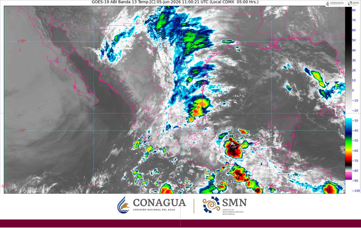conagua_clima's tweet photo. Todos los días a las 06:00 y 18:00 horas, consulta las condiciones del estado del tiempo en: https://t.co/R8Yan9vLdN https://t.co/tWOn1J5Qwr