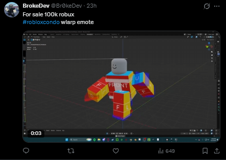 Br0keDev's tweet photo. w marketing cant get views do #robloxcondo https://t.co/DvvVpdLPoj