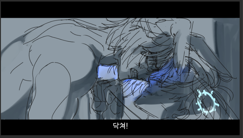 ext_bh's tweet photo. 사실 러프는 한장 더 그려놨는데 제게 슬프게도 사춘기 자식 같은 아욱세시아가 있어서 그만....... ......... https://t.co/mUd6Ypd3Ri