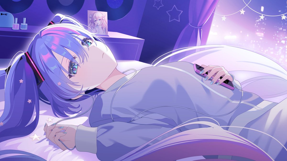 poyo029's tweet photo. 💜お知らせ🩵

らずべりー様(#Rasp_berryP)の
『プレイリスト』
ミクちゃんのイラストを描かせていただきました！ポップなMVでとても可愛いのでぜひご覧ください💕よろしくお願いいたします！ https://t.co/Q6xSVNEQEx