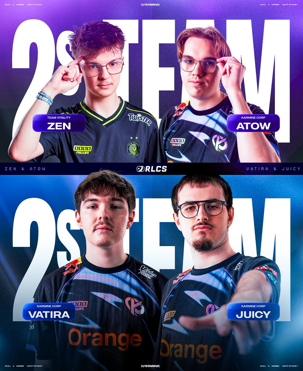 KarmineCorp's tweet photo. Les choses sérieuses commencent en 2v2 RLCS 🚀

Au terme du weekend, il ne restera qu'un duo qui se qualifiera pour les Worlds 🌍

🕔 Début à 17h

📺 https://t.co/wd9R4xcKqC
📺 https://t.co/Xhr4sfsvP8
📺 https://t.co/bYuexOYyv5
📺 https://t.co/ePxvEeOLMq
🇫🇷 https://t.co/Xsj6nPLbH8